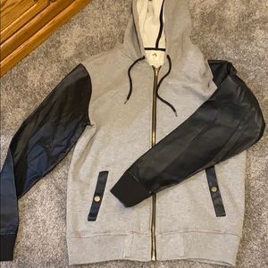 Designer leather  jacket never worn